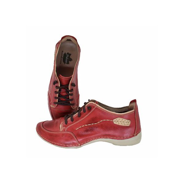 Tênis AL 008 Vermelho- Vermelho -Tabaco 100% em co... - Drilean
