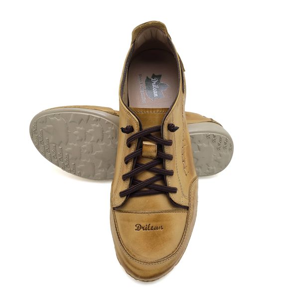 Tênis AL 008 Amarelo 100% couro com palmilha GEL