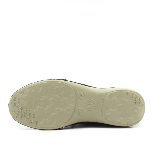 Tênis Feminino em Couro Legítimo com Palmilha Gel - Café/Grafite - 36 (AL008) OUTLET