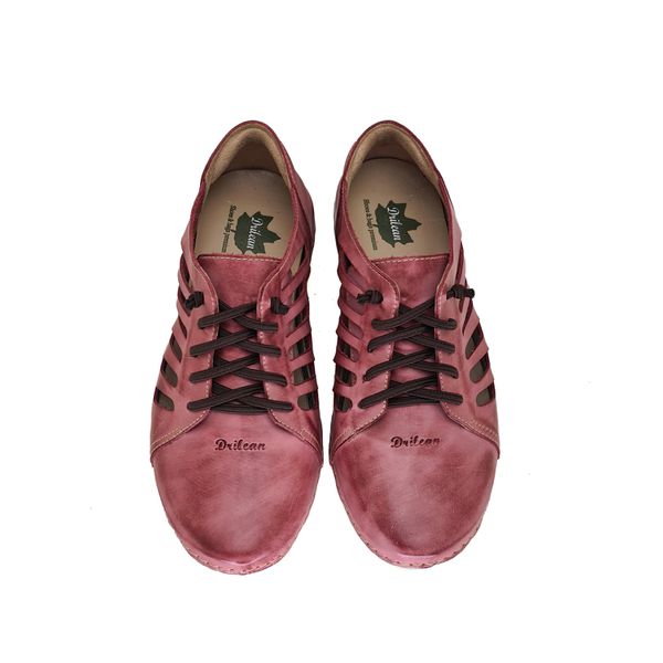 Tênis AL 009 Rose 100% em couro com palmilha em GEL