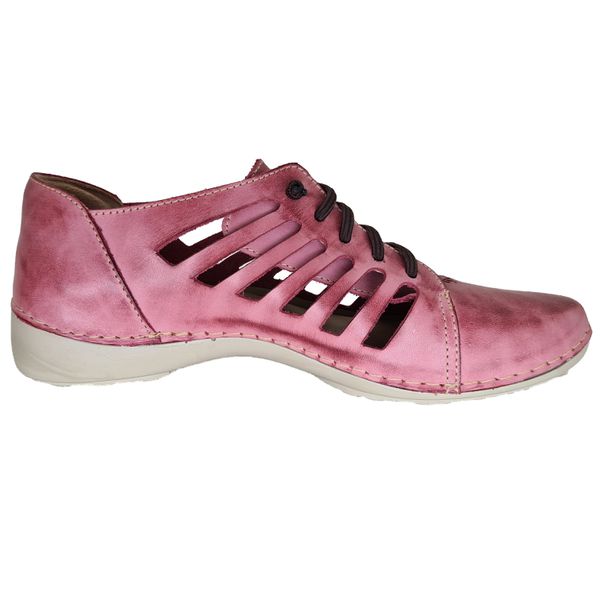 Tênis AL 009 Rose 100% em couro com palmilha em GEL