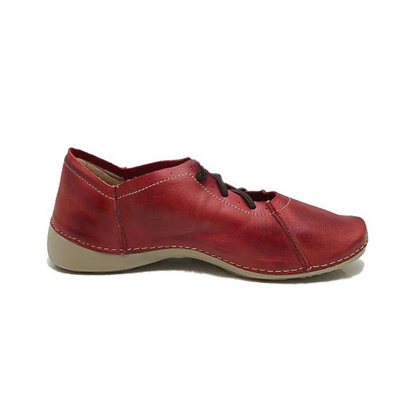 Tênis AL012 Vermelho 100% em couro com palmilha em GEL - 36 - 43 OUTLET