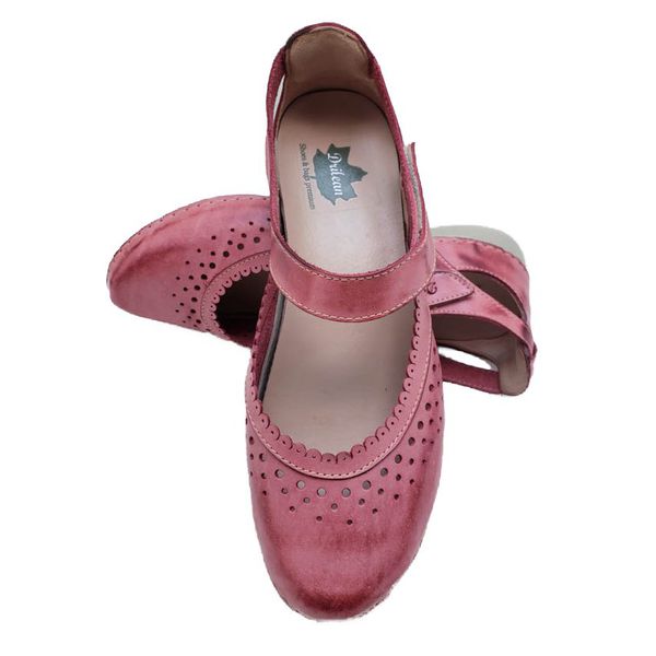 Sapatilha AL 014 Rose 100% em couro palmilha GEL