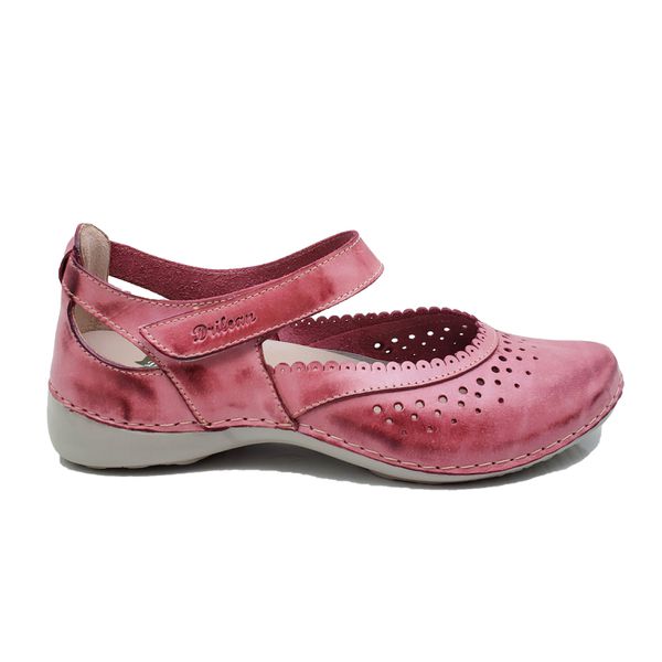 Sapatilha AL 014 Rose 100% em couro palmilha GEL