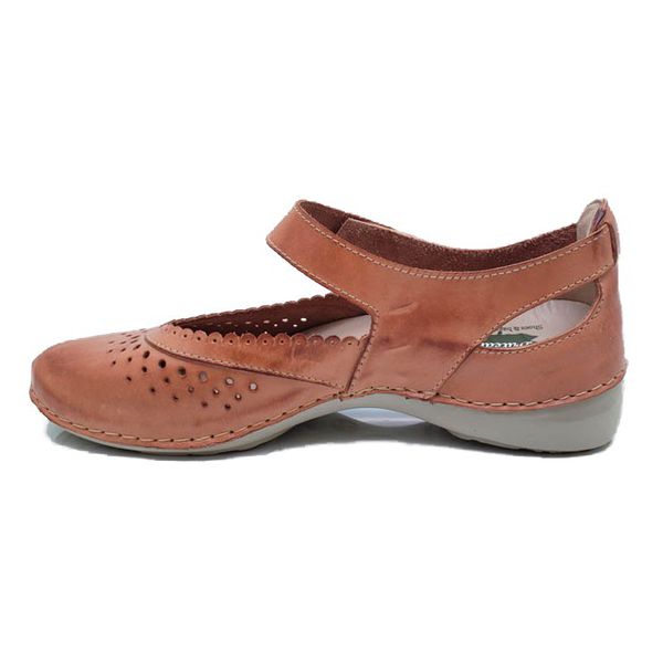 Sapatilha AL014 LARANJA 100% em couro palmilha GEL 36 OUTLET