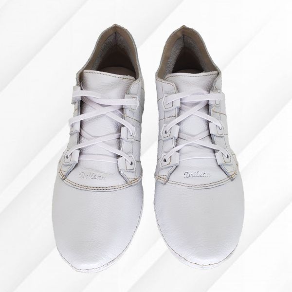 Bota Feminina Ortopédica de Couro Legítimo e Palmilha Gel - Branco (AL 021)