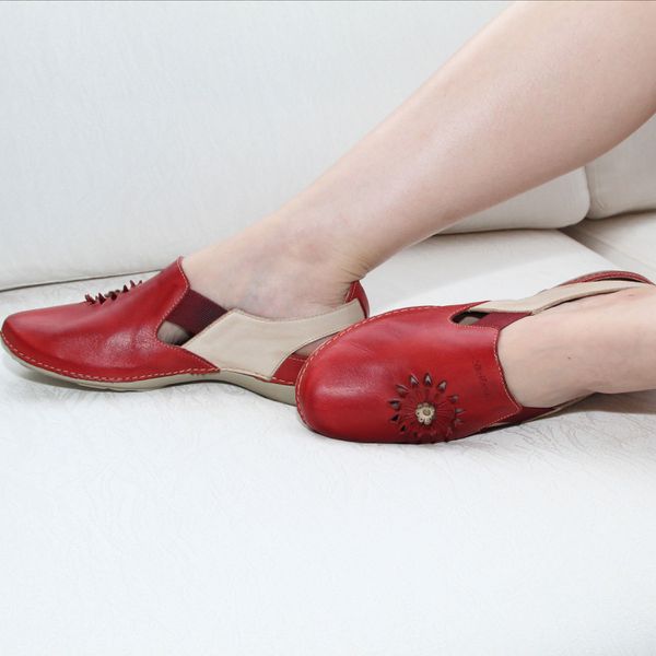 Sapatilha AL 025 Vermelho - Off White couro com palmilha GEL