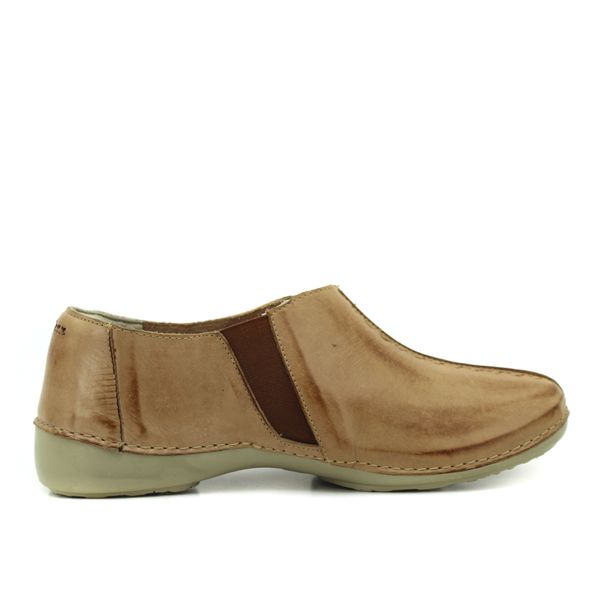 Tênis Feminino em Couro Legítimo com Palmilha Gel - Caramelo (AL 026)