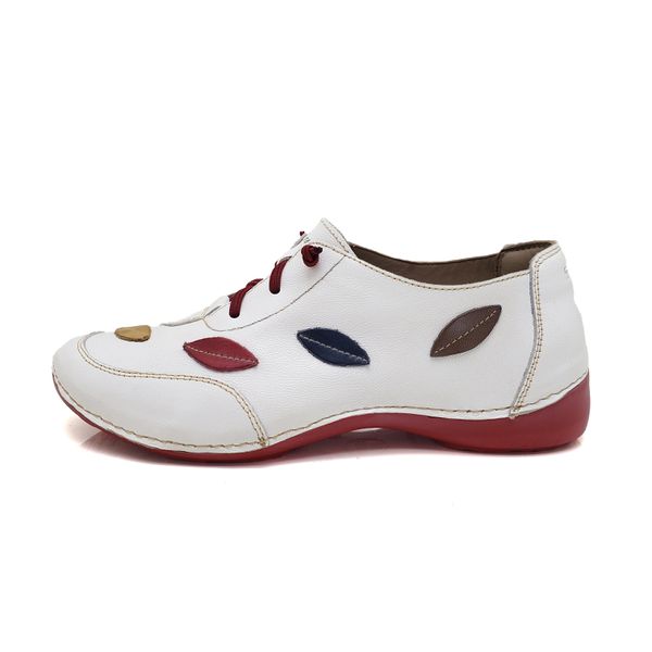 Tênis AL031 Branco-Castanho com palmilha em GEL - 41 OUTLET