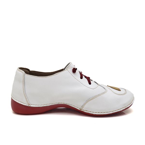 Tênis AL031 Branco-Castanho com palmilha em GEL - 41 OUTLET