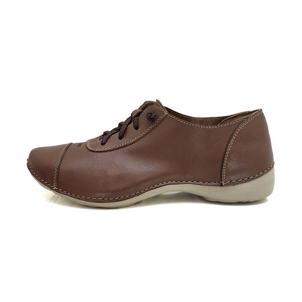 Tênis AL032 Castanho-Castanho com palmilha em GEL - 38 OUTLET