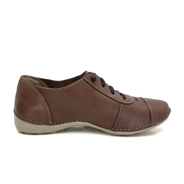 Tênis AL032 Castanho-Castanho com palmilha em GEL - 38 OUTLET