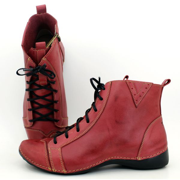 Bota Ortopédica Feminina Couro Legítimo com Palmil... - Drilean