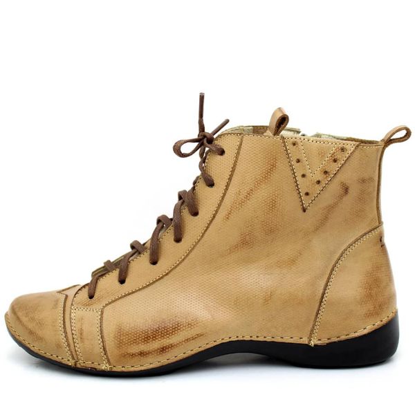 Bota Ortopédica de Couro Legítimo Caramelo - Palmi... - Drilean