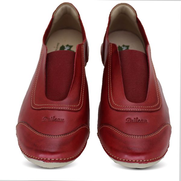 Tênis AL038 Vermelho 100 % em couro com palmilha em GEL - 36 OUTLET
