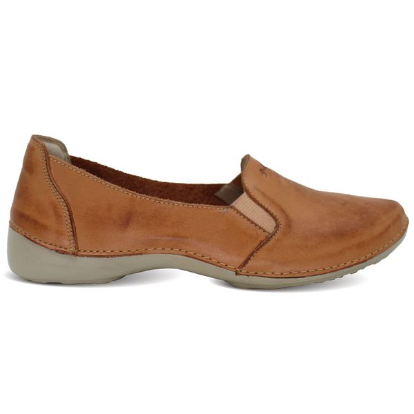 Sapatilha AL039 Laranja 100% em couro palmilha em GEL - 36 OUTLET