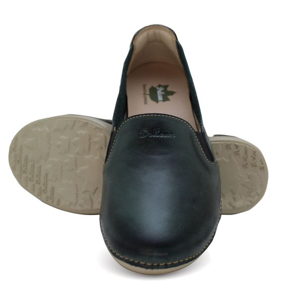 Sapatilha AL 039 Verde 100% em couro palmilha em GEL 39 OUTLET