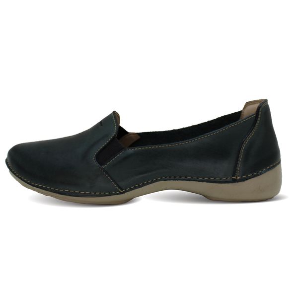 Sapatilha AL 039 Verde 100% em couro palmilha em GEL 39 OUTLET