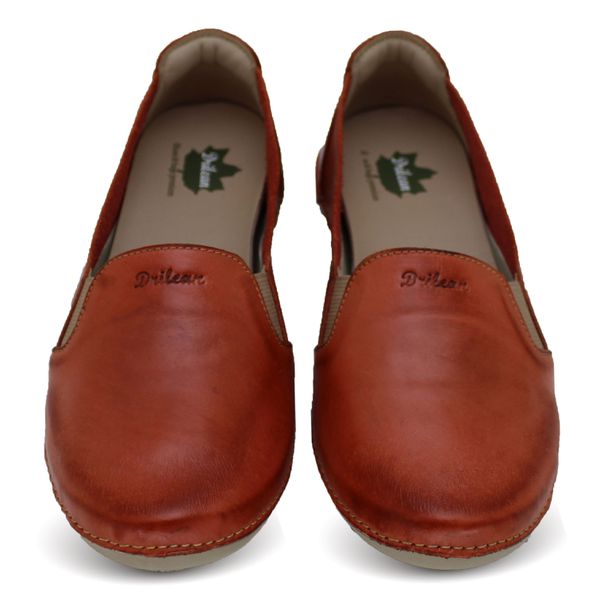 Sapatilha AL 039 Coral 100% em couro palmilha em GEL