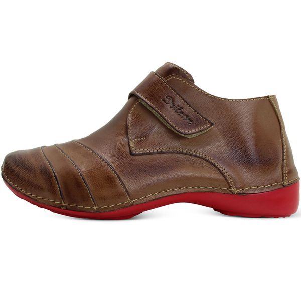 Bota Feminina Anatômica de Couro Legítimo e Palmil... - Drilean