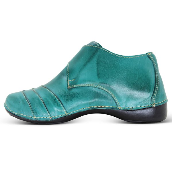 Bota Ortopédica Feminina Couro Legítimo e Palmilha Gel - Oceano (AL041)