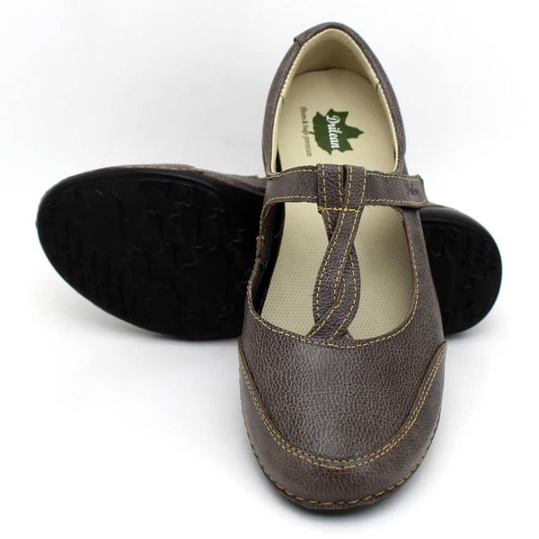 Sapatilha Ortopédica de Couro Legítimo Bicolor Fendi - Palmilha Gel - 36 (AL052) OUTLET