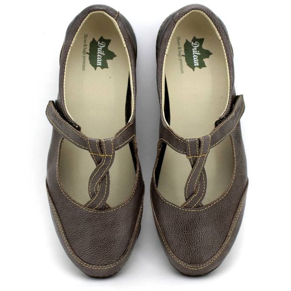 Sapatilha Ortopédica de Couro Legítimo Bicolor Fendi - Palmilha Gel - 36 (AL052) OUTLET