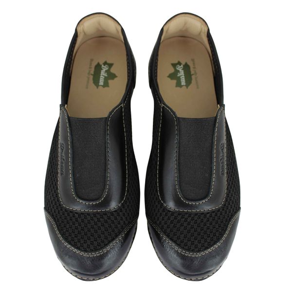 Tênis Feminino Knit com Palmilha em Gel - Preto (AL059)