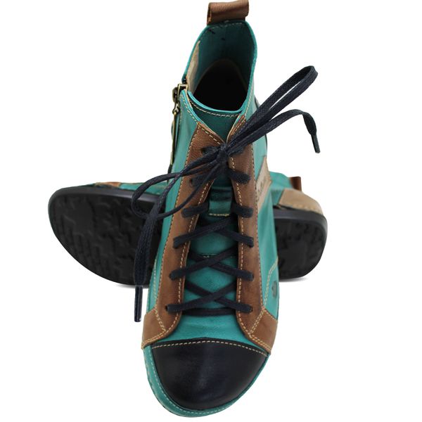 Bota Feminina Anatômica de Couro Legítimo e Palmilha Gel - Oceano - 33 (BE027) OUTLET