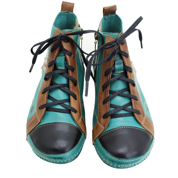 Bota Feminina Anatômica de Couro Legítimo e Palmilha Gel - Oceano - 33 (BE027) OUTLET