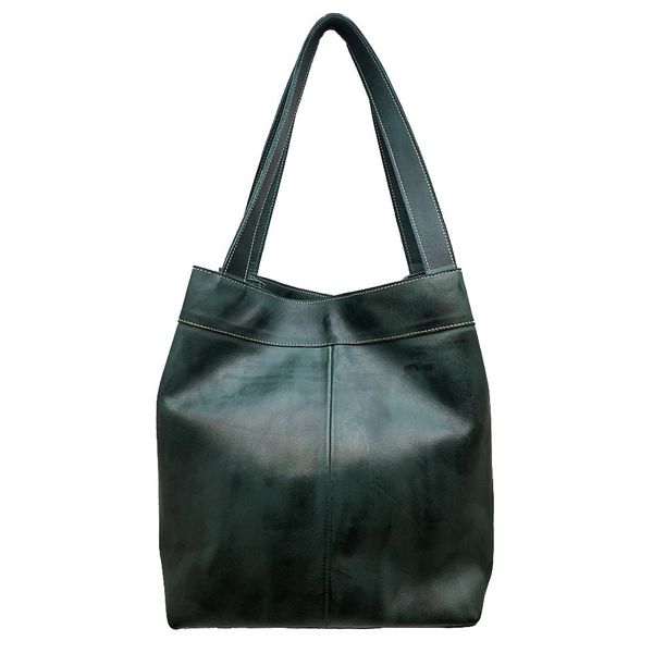 Bolsa BG 001 MANDALA VERDE 100% em couro