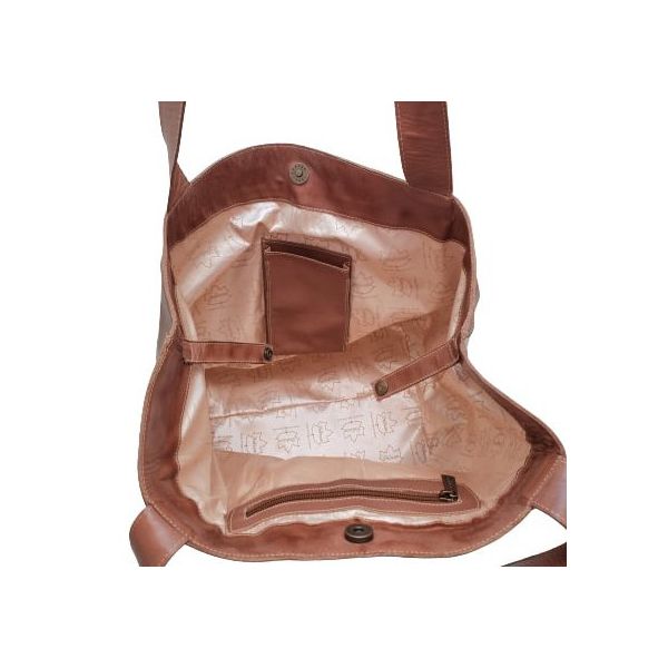 Bolsa BG 001 Laranja 100% em couro