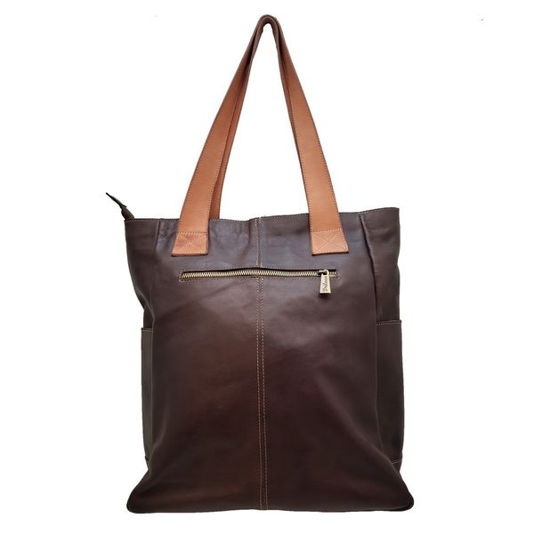 Bolsa BG 004 CAFÉ 100% em couro