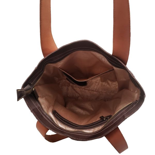 Bolsa BG 004 CAFÉ 100% em couro