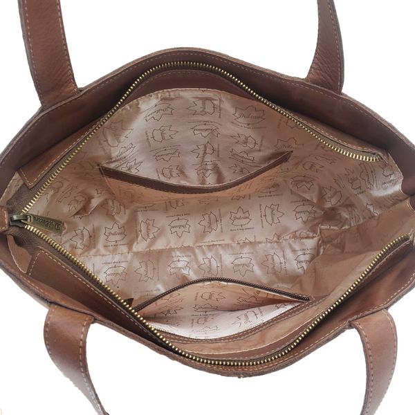 Bolsa BG 007 Castanho 100% couro