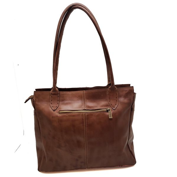Bolsa BG 009 CASTANHO 100% em couro