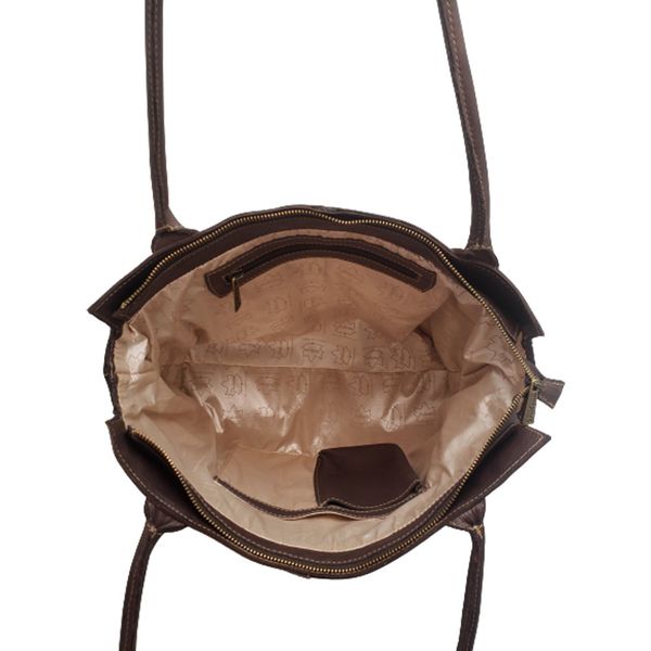 Bolsa BG 009 Café 100% em couro