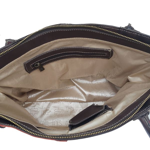 Bolsa BG 009 Café 100% em couro