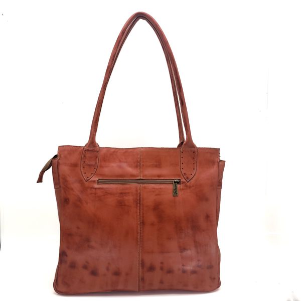 Bolsa BG 009 Coral 100% em couro