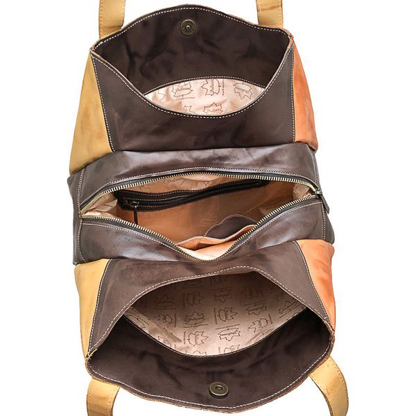 Bolsa BG 010 Café 100% em couro