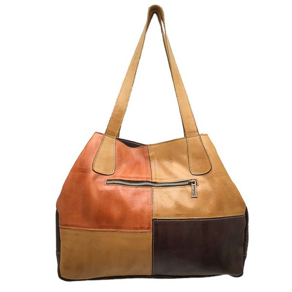 Bolsa BG 010 Café 100% em couro