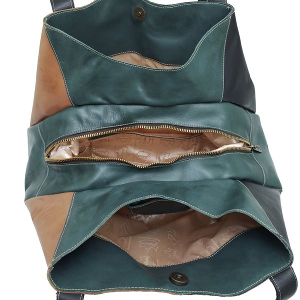 Bolsa BG 010 Verde 100% em couro