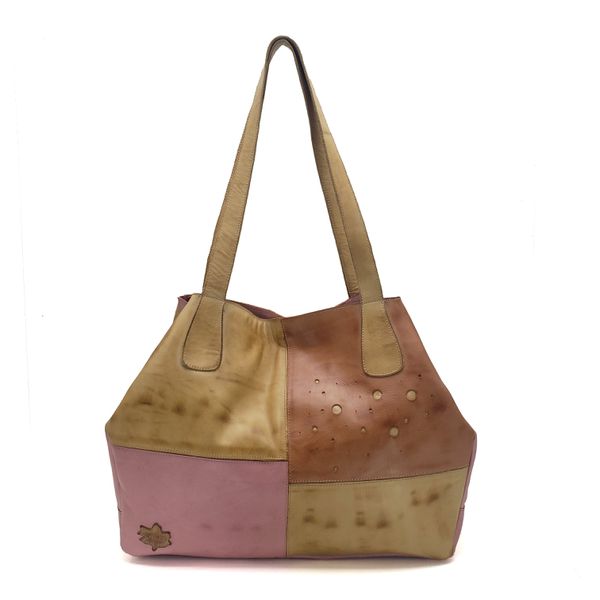 Bolsa BG 010 Rose 100% em couro - BG010-0706 - Drilean