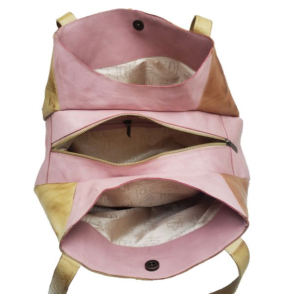Bolsa BG 010 Rose 100% em couro