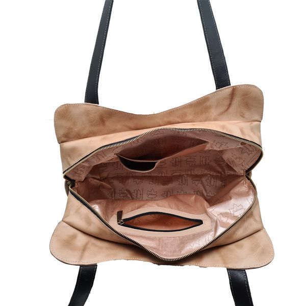 Bolsa BG 011 Gato Preguiçoso Tabaco 100% em couro