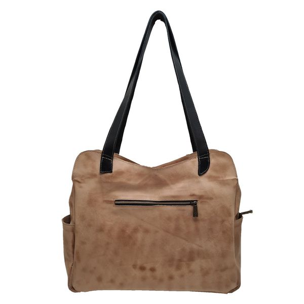 Bolsa BG 011 Gato Preguiçoso Tabaco 100% em couro
