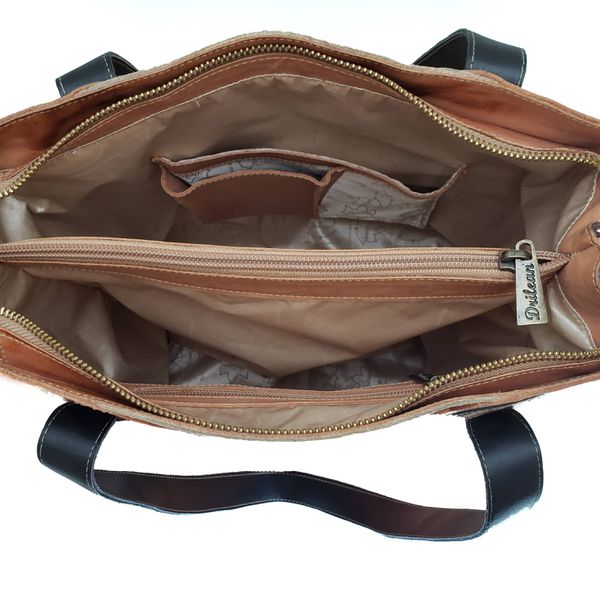 Bolsa BG 020 LARANJA 100% em couro