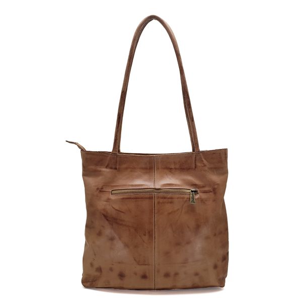 Bolsa BG 022 Caramelo 100% em couro