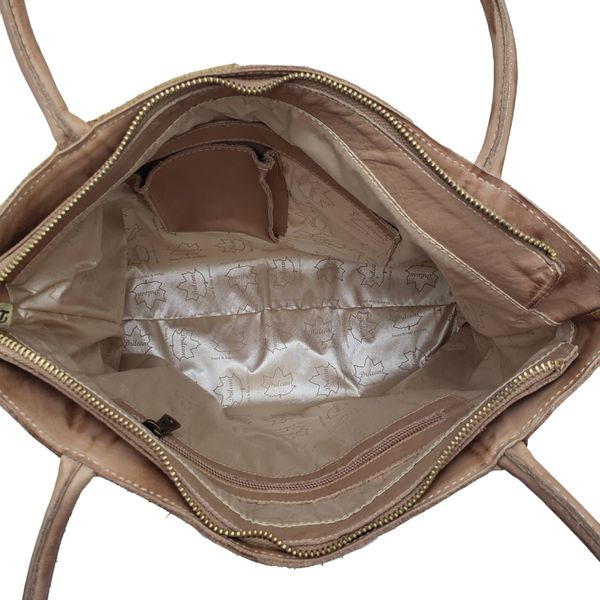 Bolsa BG 022 Caramelo 100% em couro