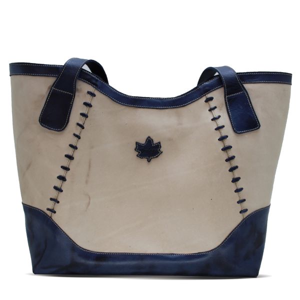 Bolsa BG 030 Azul Off 100% em couro - BG030-0826 - Drilean
